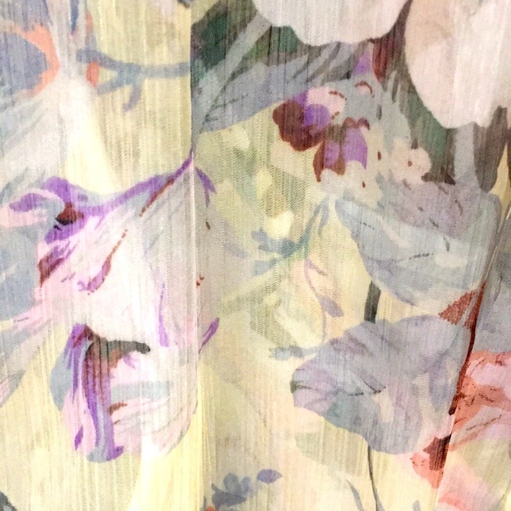 FLORAL CHIFFON DRESS - Picture 8 of 11